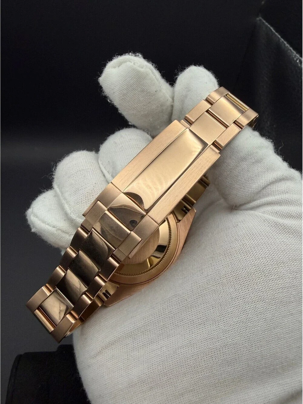 CUSTOM SEIKO DAYTONA ROSE GOLD BLACK